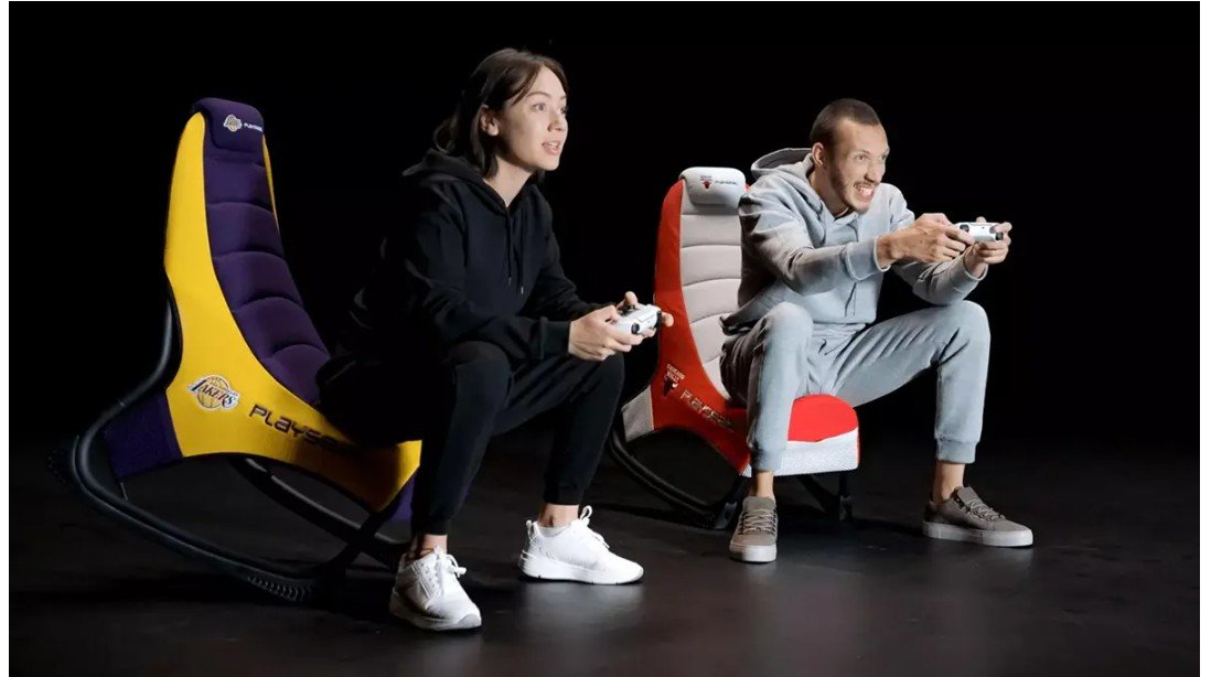 playseat nba lakers gaming seat, fabric, purple/yellow