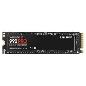 SAMSUNG 990 PRO 1TB Internal M.2 SSD, Type 2280, NVMe Drive, MZ-V9P1T0BW