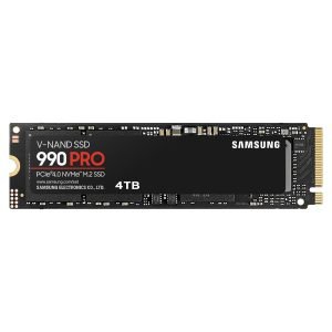 SAMSUNG 990 PRO 4TB Internal M.2 SSD, Type 2280, NVMe Drive, MZ-V9P4T0BW