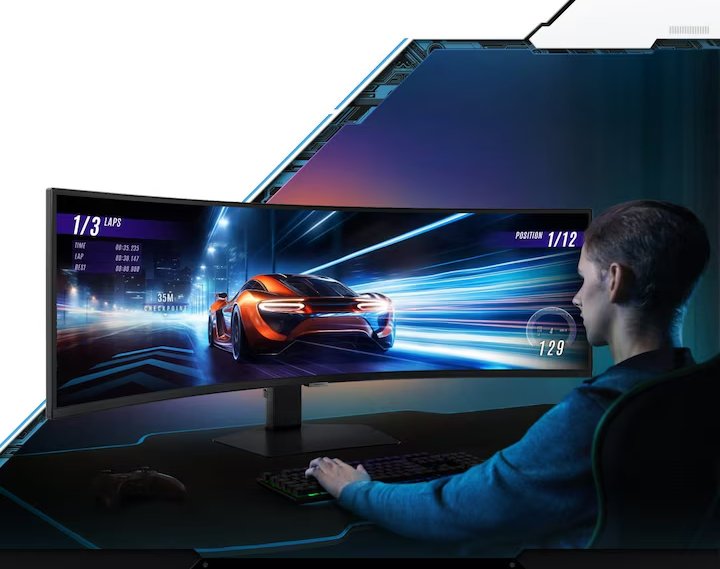 samsung odyssey g9 49'' dqhd va-panel gaming monitor
