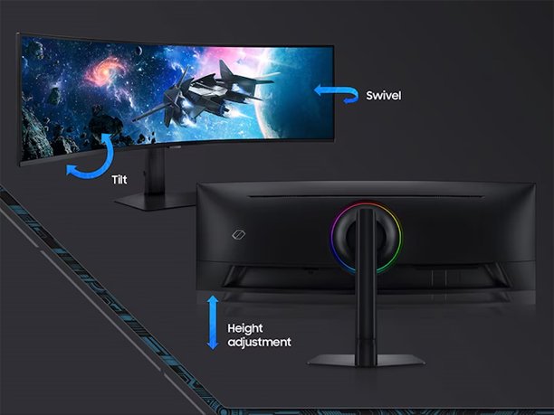 samsung odyssey g9 49'' dqhd va-panel gaming monitor