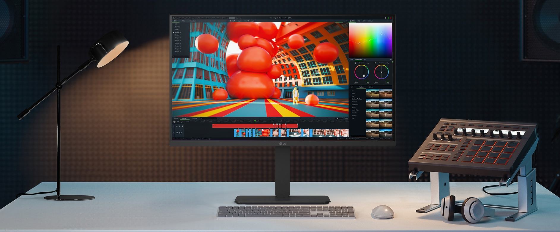 lg 32u720a-b 31.5" 4k ultra hd va-panel office monitor