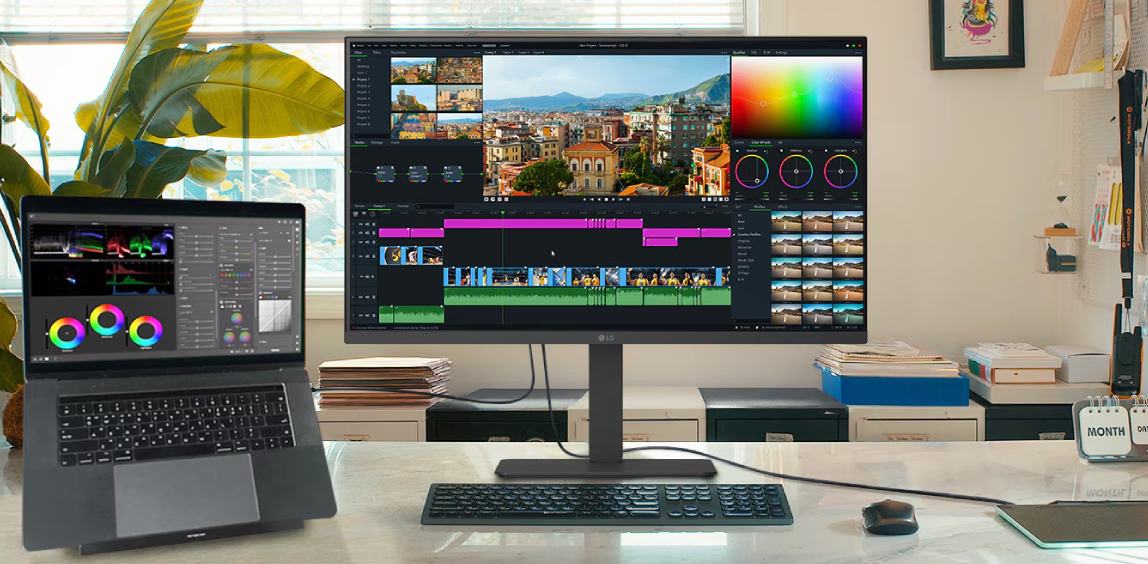 lg 32u720a-b 31.5" 4k ultra hd va-panel office monitor