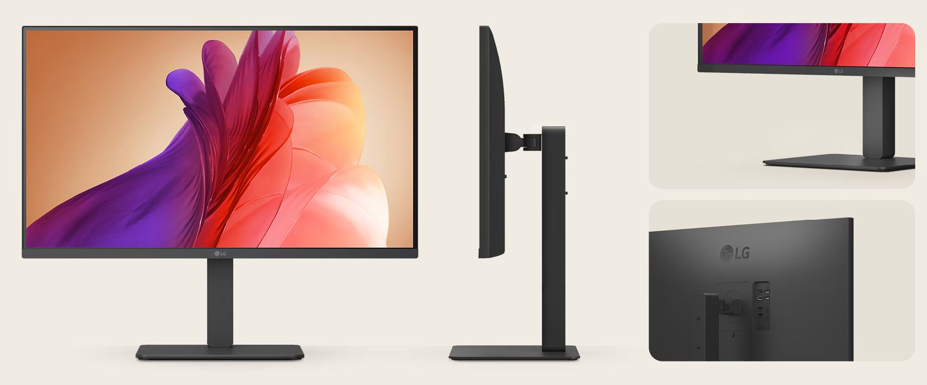 lg 32u720a-b 31.5" 4k ultra hd va-panel office monitor