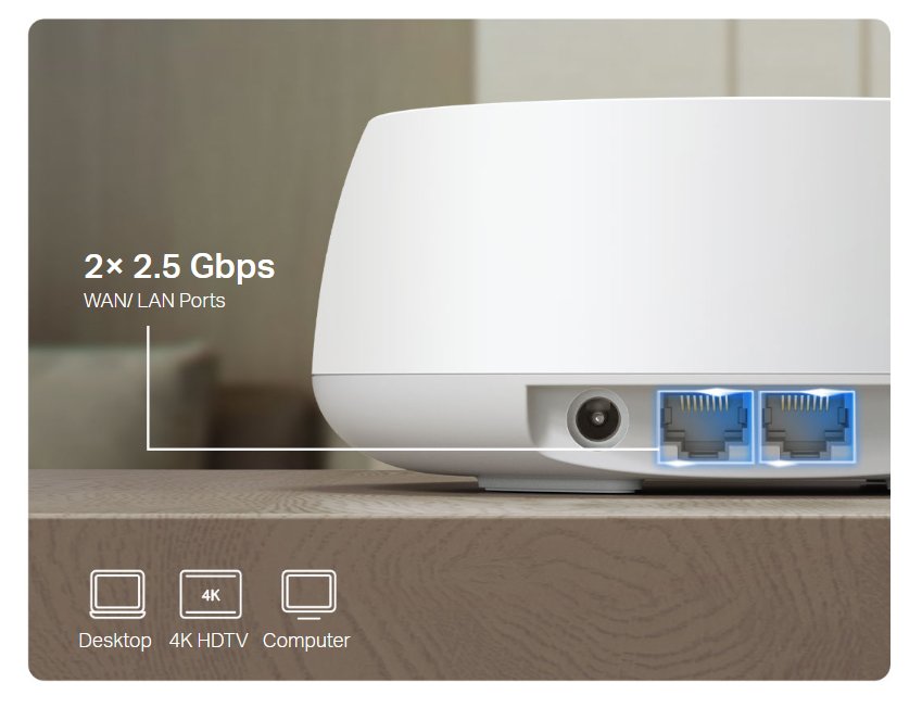 tplink deco be25 (2-pack) mesh router
