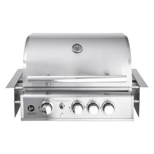 ALLGRILL Chef M Gas Built-in 3*Burners BBQ, Silver