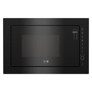 BEKO BMCB25433BG 25Ltr Built-in Microwave Oven, 900W, Grill, Digital control, LED display, Electronic timer, Black, H38.8xW59.5xD47.0 cm