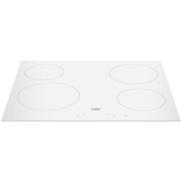 BEKO HIC64400W Built-in Vitroceramic 4*Zones Hob 4 beko hic64400w built-in vitroceramic 4*zones hob