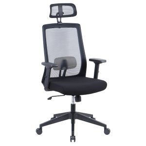 BELEM ATHENA Office Chair, Fabric, Black