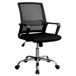 BELEM MANILA Office Chair, Fabric, Black