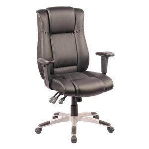 BELEM OGDEN Office Chair, PU Leather, Black