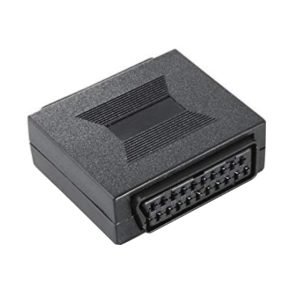 FLEXICON 22.0380 Scart AV Adapter, Male to Male, Black