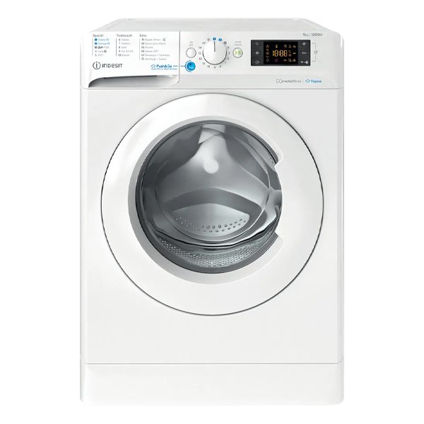 INDESIT BWE91296XWV-IT 9kg 1200rpm Free-Standing Washing Machine 1 indesit bwe91296xwv-it 9kg 1200rpm free-standing washing machine