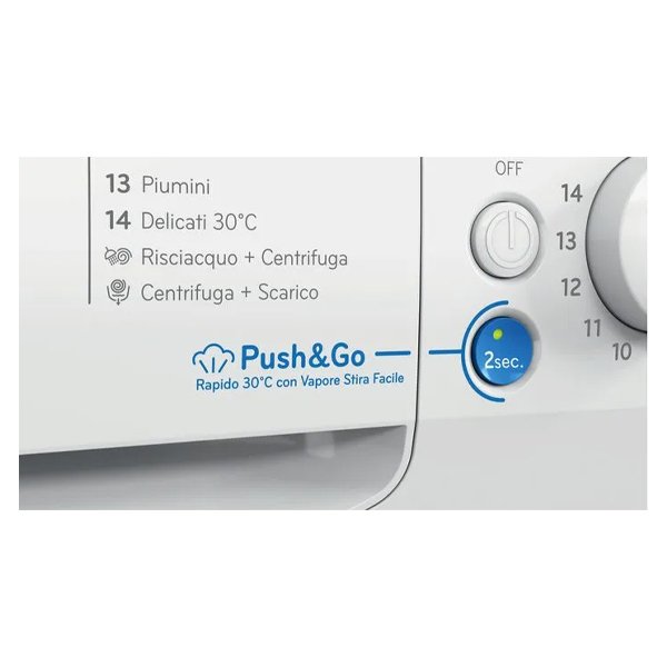 INDESIT BWE91296XWV-IT 9kg 1200rpm Free-Standing Washing Machine 3 indesit bwe91296xwv-it 9kg 1200rpm free-standing washing machine - image 2
