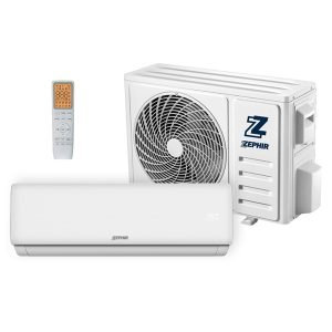 ZEPHIR ZTQ12000WIFI 12,000 BTU Split Air Conditioner, Wi-Fi, Self-clean, Inverter, R32, (Installation up to 4mtr of copper @ Eur140+VAT not included), iFeel, Smart Tuya App, Active Carbon Filters, Cool A++/Heat A+++, 5 Year Warranty